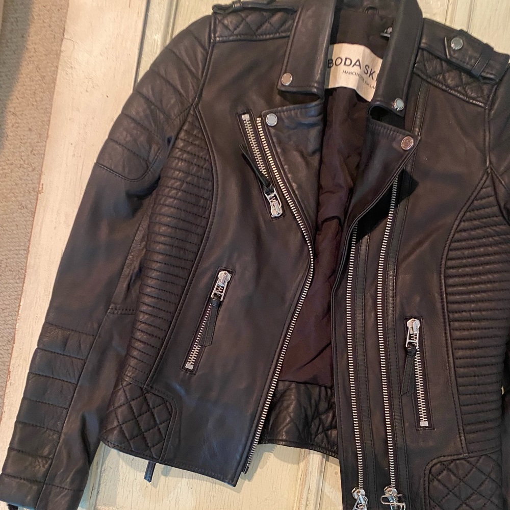 BODA SKINS | ‎ KAY MICHAELS LEATHER JACKET - Picture 7 of 11